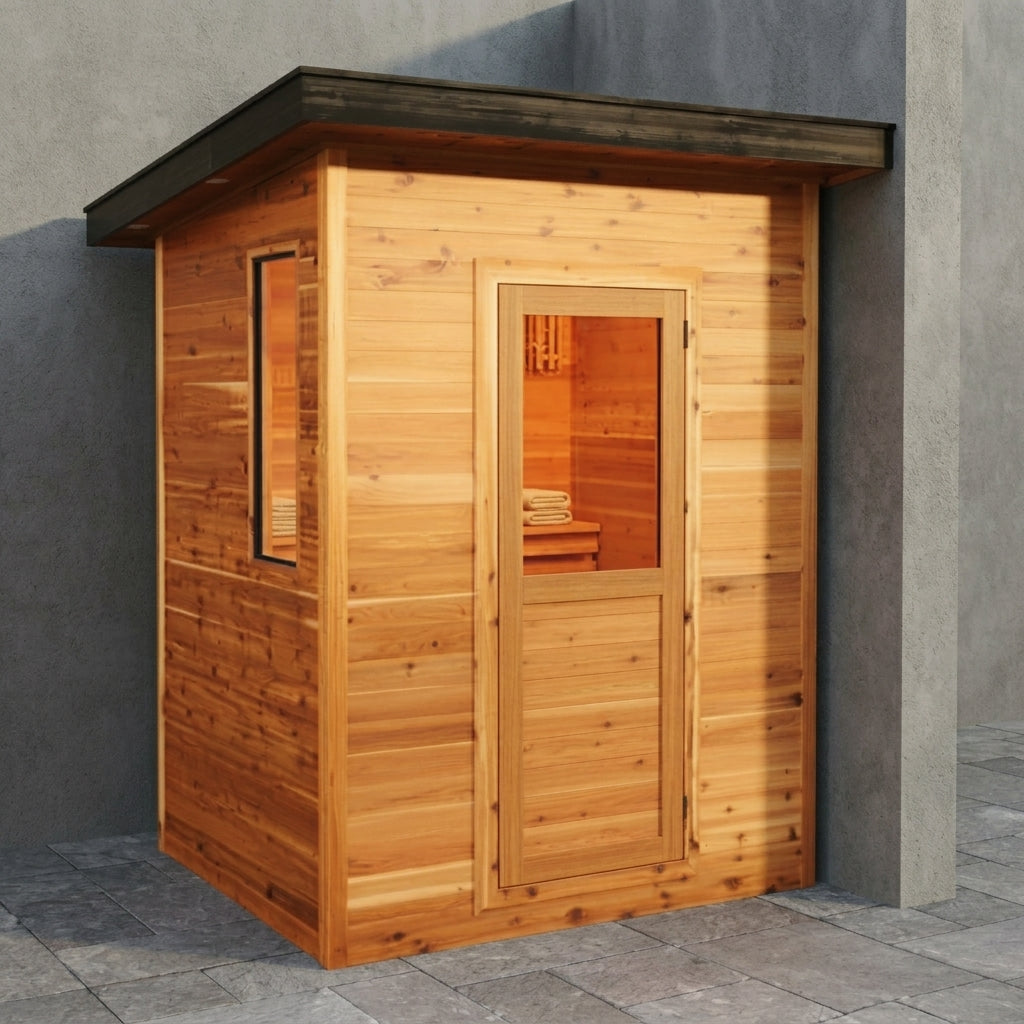 Aurora 4-Person Outdoor Vista Sauna