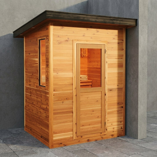 Aurora 4-Person Outdoor Vista Sauna