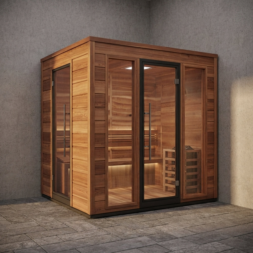 Summit 6-Person Wood-Fired Outdoor Lodge